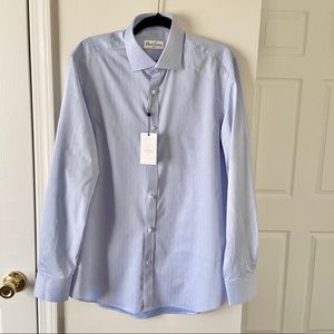 Robert Graham light blue button down shirt
